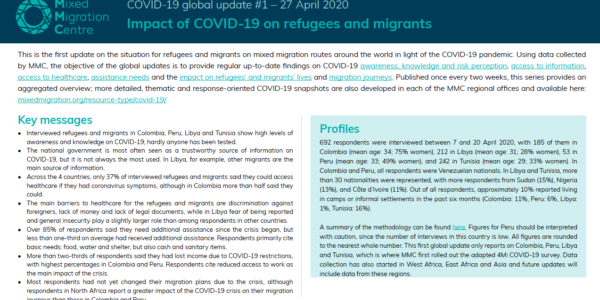 COVID-19 global update #1